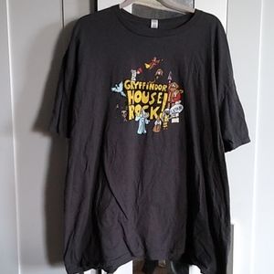Gryffindor House Rock Tee Sz 3xl